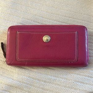 Bright pink Coach Wallet